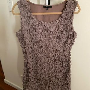 Large Beige Mini Dress